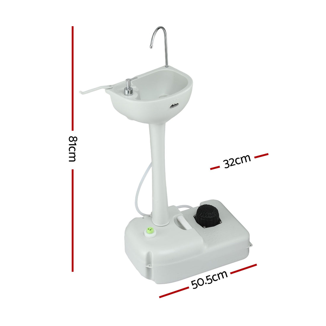 Weisshorn Camping Basin Portable Hand Wash Sink Stand 19L Capacity-Portable Camping Washes-PEROZ Accessories