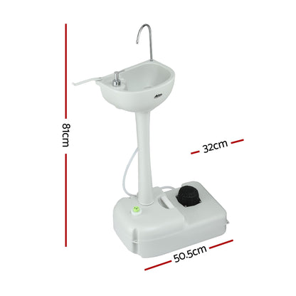 Weisshorn Camping Basin Portable Hand Wash Sink Stand 19L Capacity-Portable Camping Washes-PEROZ Accessories