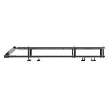 Giantz Universal Car Roof Rack Basket Luggage Vehicle Cargo Carrier 123cm Black-Auto Accessories &gt; Auto Accessories Others &gt; Cross Bar-PEROZ Accessories