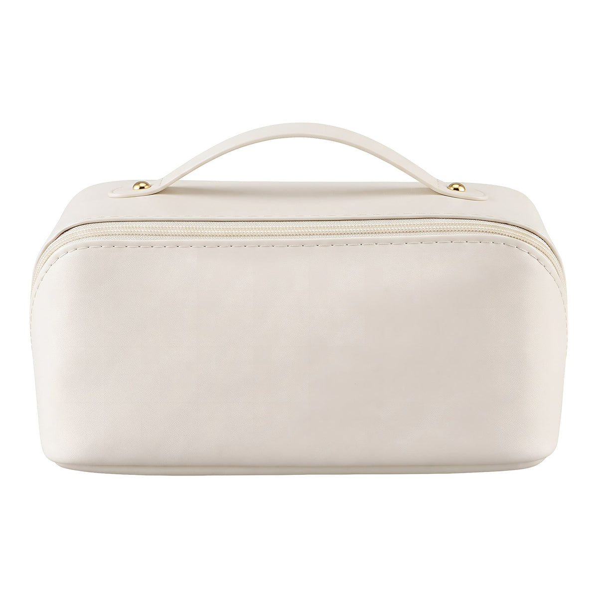 Embellir Makeup Case Portable Cosmetic Bag Organiser Toiletry Travel Bag PU White-Health &amp; Beauty > Cosmetic Storage > Cosmetic &amp; Toiletry Bags-PEROZ Accessories