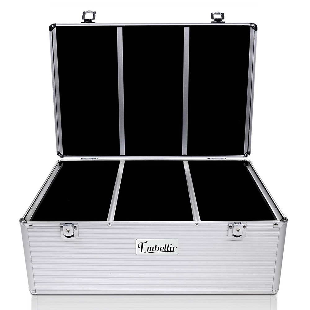 Embellir CD Case DVD Cases Storage Box 500 Discs Aluminium Case DVD Folders-Gift &amp; Novelty &gt; DVDs, CDs and Blurays &gt; Sci-Fi DVDs &amp; Blu-rays-PEROZ Accessories