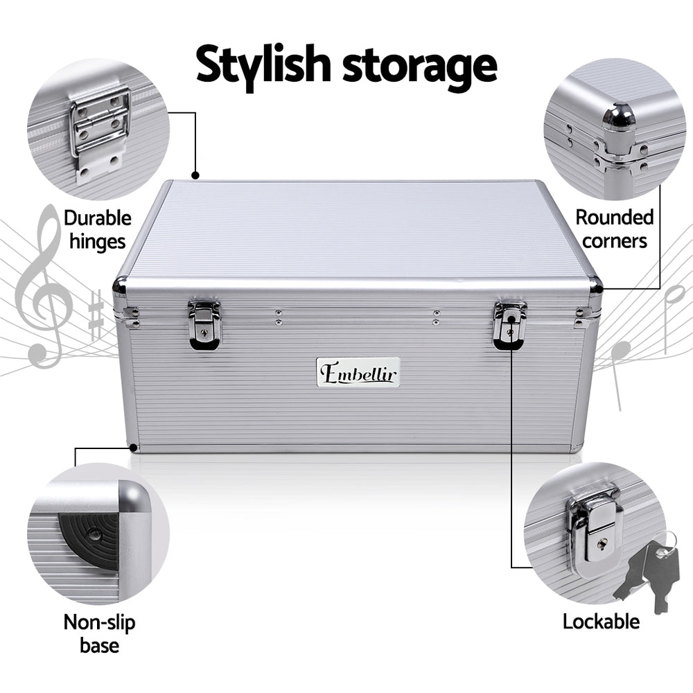 Embellir CD Case DVD Cases Storage Box 500 Discs Aluminium Case DVD Folders-Gift &amp; Novelty &gt; DVDs, CDs and Blurays &gt; Sci-Fi DVDs &amp; Blu-rays-PEROZ Accessories