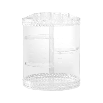 Embellir Makeup Case Acrylic Rotating Cosmetic Organizer Storage Display Holder-Health &amp; Beauty > Cosmetic Storage > Makeup Organisation &amp; Storage-PEROZ Accessories