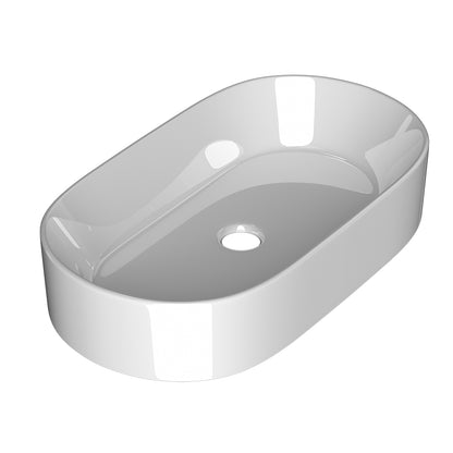 Cefito Bathroom Basin Ceramic Vanity Sink Hand Wash Bowl 52x31cm-Furniture &gt; Bathroom &gt; Sinks-PEROZ Accessories