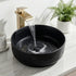 Cefito Bathroom Basin Ceramic Vanity Sink Vessel Bowl Wash Matte Black Round Countertop-Furniture > Bathroom > Sinks-PEROZ Accessories
