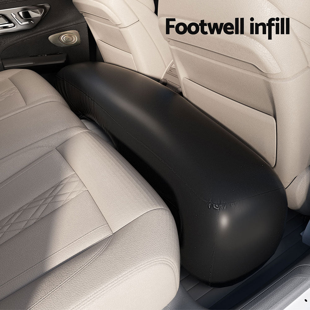 Weisshorn Car Mattress 134x78 Inflatable SUV Back Seat Camping Bed Black-Mattress-PEROZ Accessories