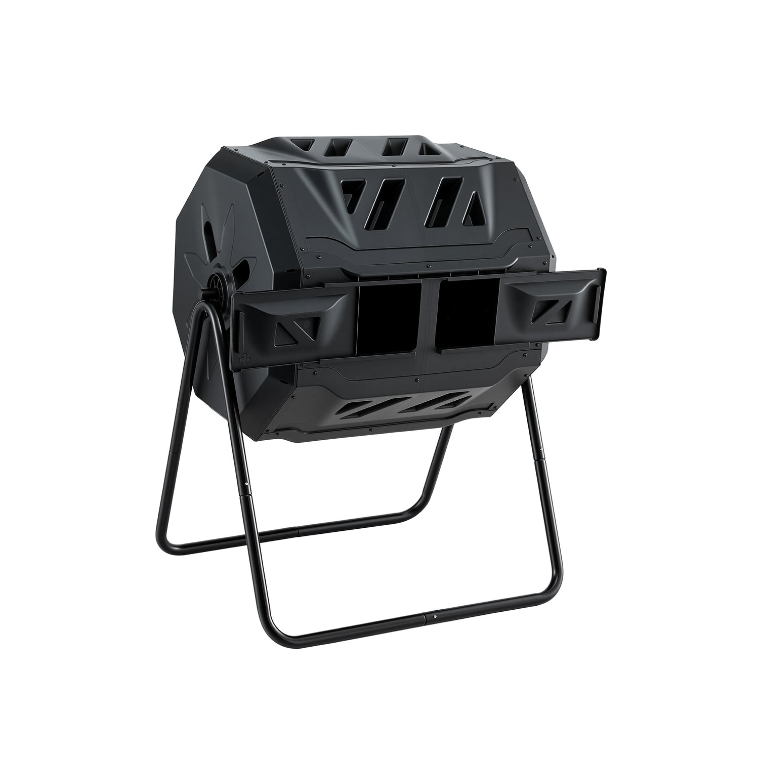 Gardeon Compost Bin Dual-Chamber 160L Composter Tumbler Rotating Garden Recycle Food Waste-Home &amp; Garden > Garden Tools > Gardening Accessories-PEROZ Accessories