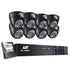 UL-tech CCTV 8 Dome Cameras Home Security System 8CH DVR 1080P 1TB IP Day Night-CCTV-PEROZ Accessories