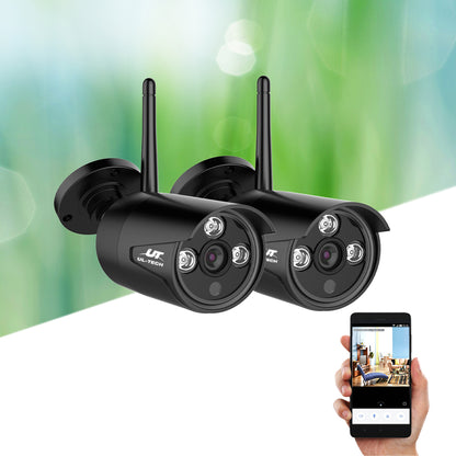 UL-tech Wireless CCTV System 2 Camera Set For DVR Outdoor Long Range 3MP-CCTV-PEROZ Accessories