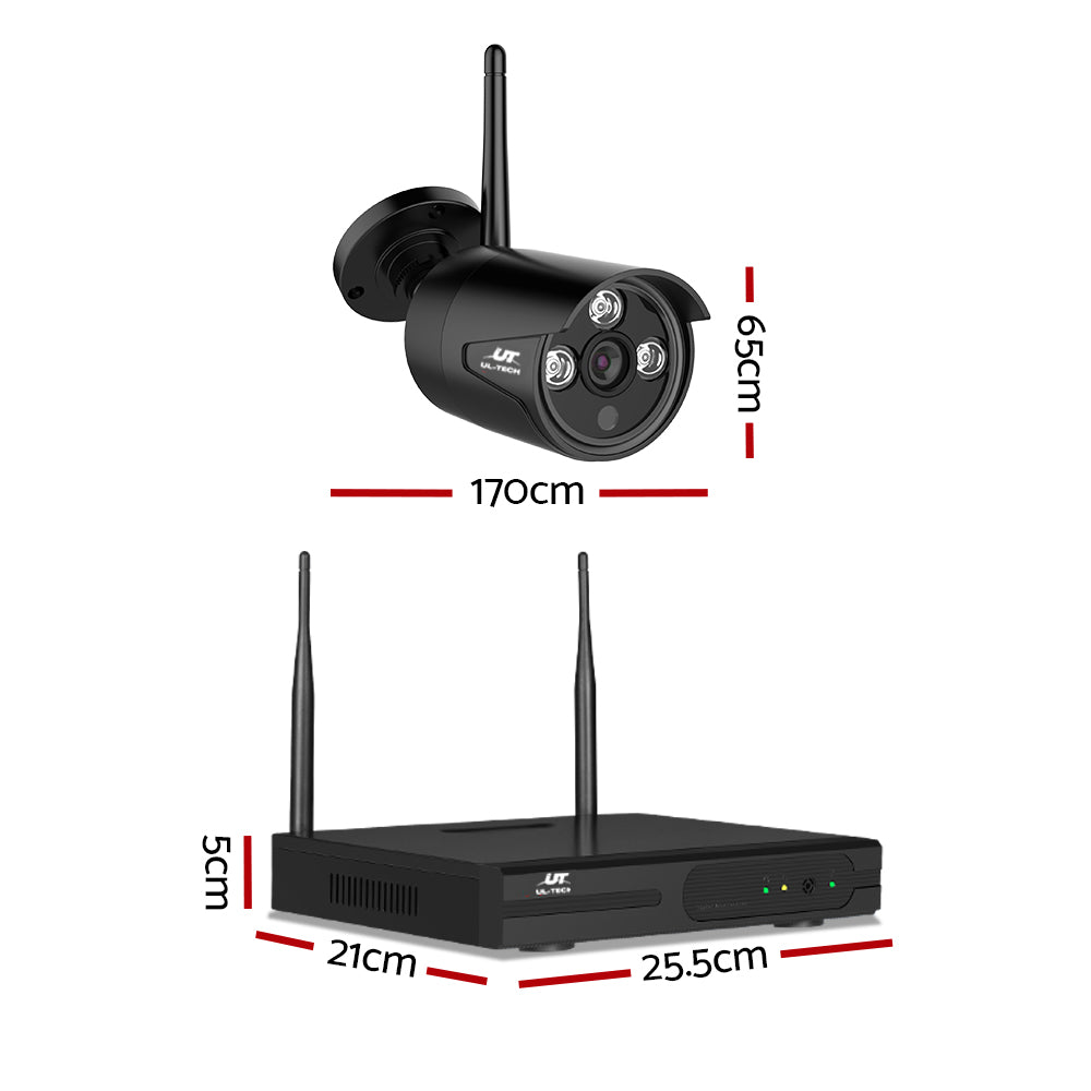 UL-tech CCTV Wireless Home Security Camera System 8CH IP WIFI Outdoor 3MP 1TB-CCTV-PEROZ Accessories