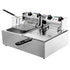 Devanti 20L Electric Commercial Deep Fryer Double Baskets 4400W-Appliances > Kitchen Appliances-PEROZ Accessories
