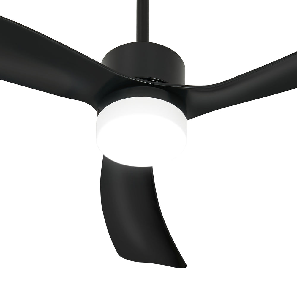 Vevare 52&quot; Ceiling Fan LED Light 5 Speed Fans Remote Control Black-Ceiling Fan-PEROZ Accessories