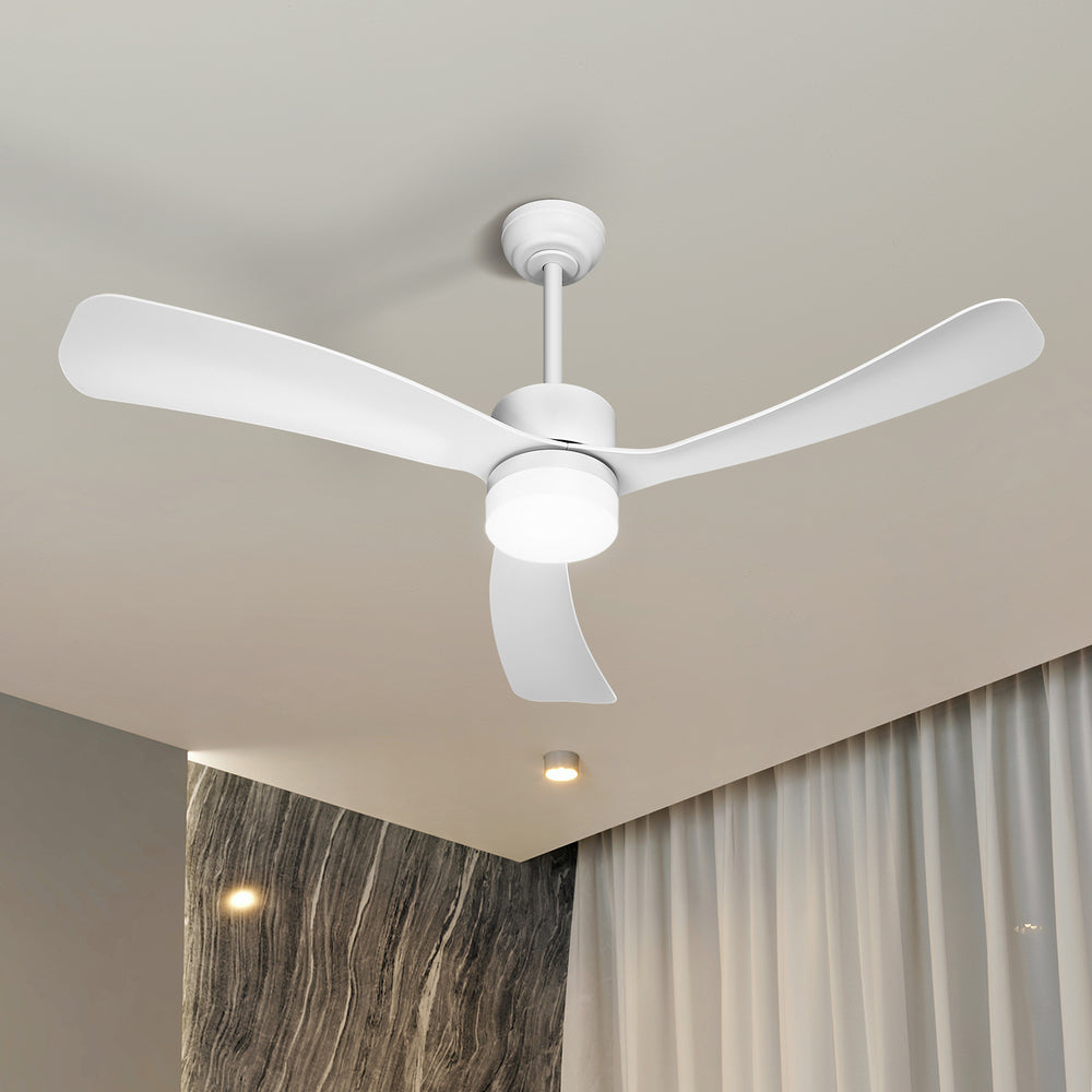 Vevare 52&quot; Ceiling Fan LED Light 5 Speed Fans Remote Control White-Ceiling Fan-PEROZ Accessories