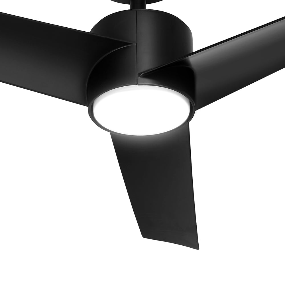 Vevare 52&quot; Ceiling Fan With Light DC Motor Remote Control Black-Ceiling Fan-PEROZ Accessories