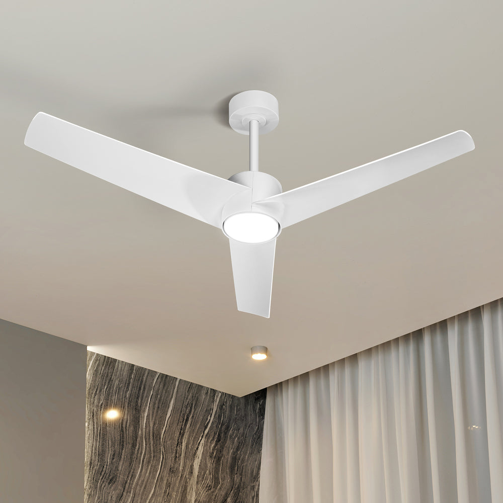 Vevare 52&quot; Ceiling Fan With Light DC Motor Remote Control White-Ceiling Fan-PEROZ Accessories