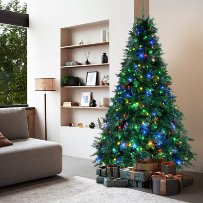 Tinseltown LED Christmas Tree 2.4M 8FT Multi Colour Lights 8 Flash Modes-Christmas Tree-PEROZ Accessories