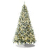 Tinseltown LED Christmas Tree 2.1M 7FT with Tree Skirt Light Snow-sprayed Green-Christmas Tree-PEROZ Accessories