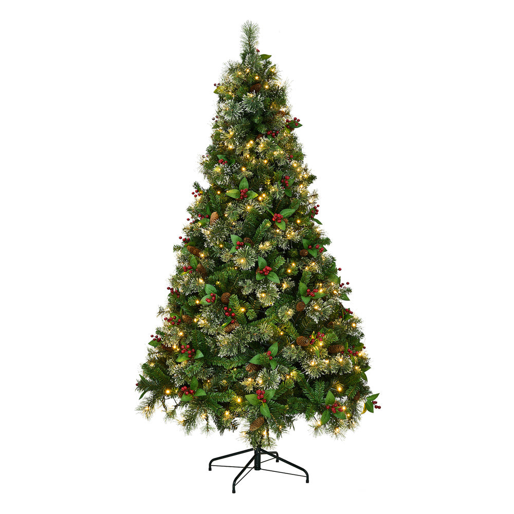 Tinseltown LED Christmas Tree 1.8M 6FT with Lights Ornaments Green-Christmas Tree-PEROZ Accessories