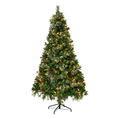 Tinseltown LED Christmas Tree 1.8M 6FT with Lights Ornaments Green-Christmas Tree-PEROZ Accessories