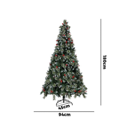 Mazam Christmas Tree 1.8m 6FT LED 950tips-Christmas Tree-PEROZ Accessories