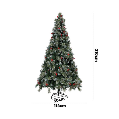 Mazam Christmas Tree 2.1m 7FT LED 1400tips-Christmas Tree-PEROZ Accessories