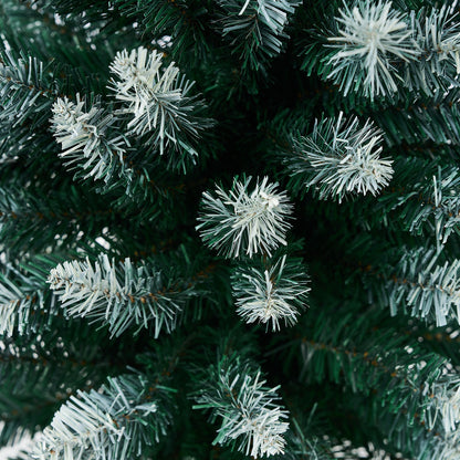 Tinseltown Slim Christmas Tree 1.8M 6FT Green and White-Christmas Tree-PEROZ Accessories