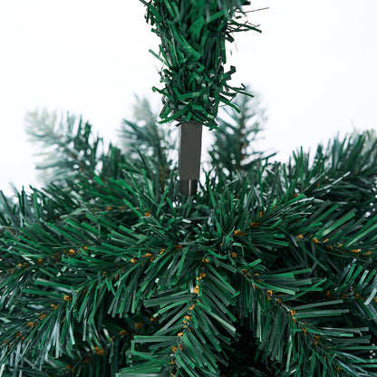 Tinseltown Slim Christmas Tree 1.8M 6FT Green and White-Christmas Tree-PEROZ Accessories