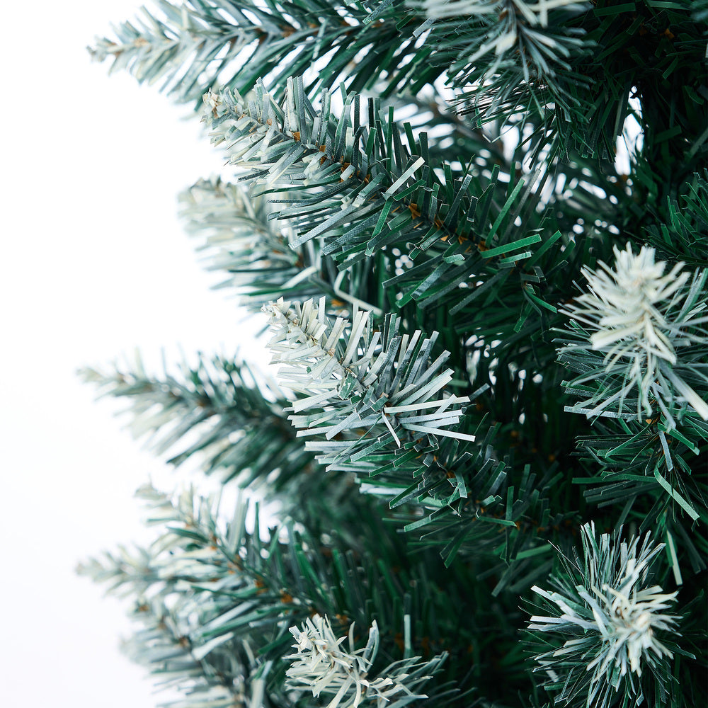 Tinseltown Slim Christmas Tree 1.8M 6FT Green and White-Christmas Tree-PEROZ Accessories