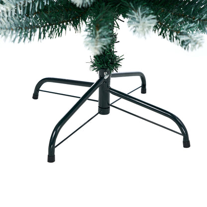 Tinseltown Slim Christmas Tree 1.8M 6FT Green and White-Christmas Tree-PEROZ Accessories