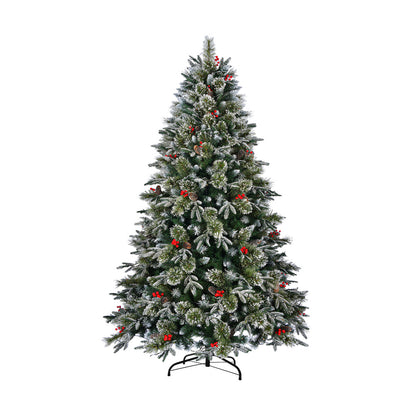 Mazam LED Christmas Tree 2.1M 7FT Green White 1210 Tips-Christmas Tree-PEROZ Accessories