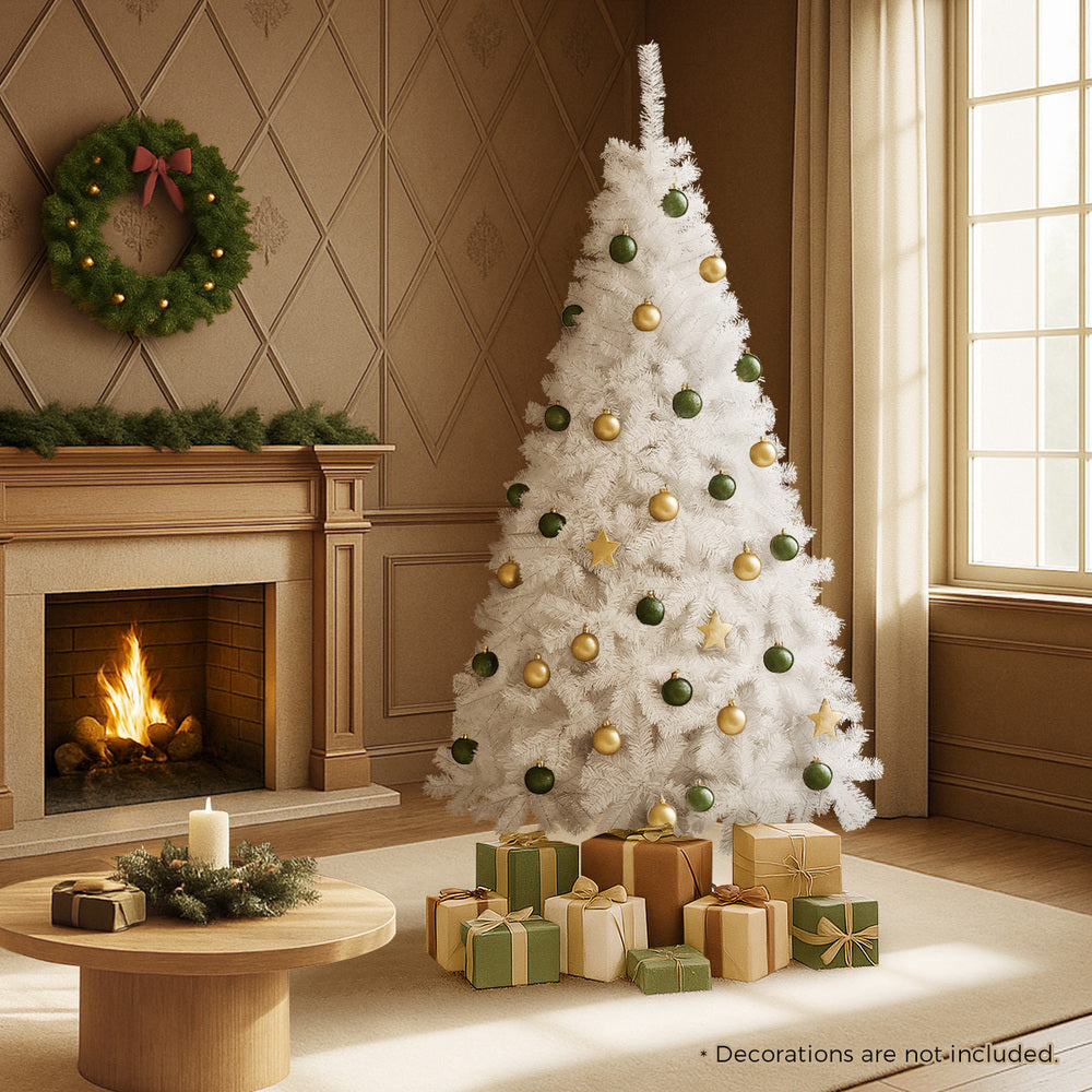 Tinseltown White Christmas Tree 2.1M 7FT 1000tips-Christmas Tree-PEROZ Accessories