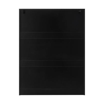 Oikiture 6 Chest of Drawers Tallboy Storage Cabinet Dresser Bedroom Black-Chest of Drawers-PEROZ Accessories