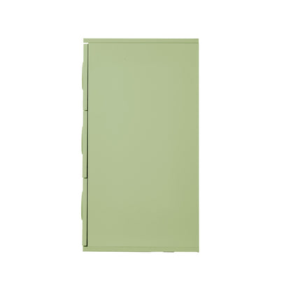 Oikiture 3 Chest of Drawers Cabinet Bedroom Dresser Night Stand Green-Chest of Drawers-PEROZ Accessories