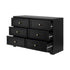 Oikiture 6 Chest of Drawers and 2 Bedside Tables Hamptons Furniture Set-Chest of Drawers-PEROZ Accessories