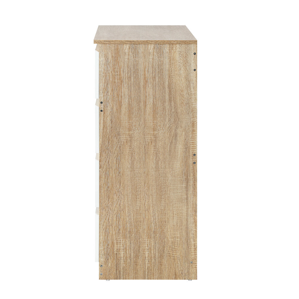 Oikiture Chest of Drawers 8 Drawers Tallboy Cabinet Home Furniture-Chest of Drawers-PEROZ Accessories