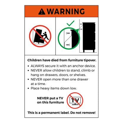 Oikiture 4 Chest of Drawers Storage Cabinet Dresser Tallboy Natural-Chest of Drawers-PEROZ Accessories