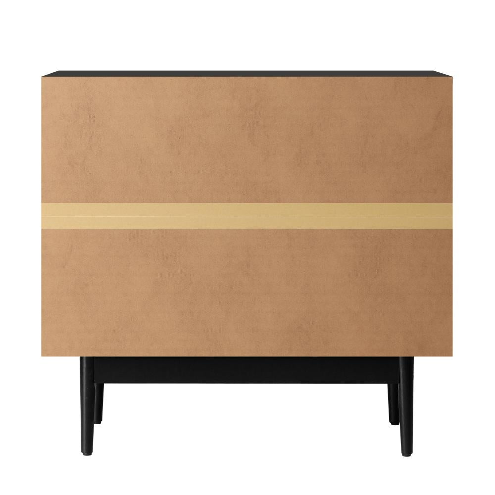 Oikiture 3 Chest of Drawers Dresser Table Bedside Lowboy Storage Cabinet-Chest of Drawers-PEROZ Accessories
