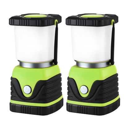 Weisshorn 2-Pack LED Camping Lanterns, 1000LM Super Bright Waterproof Portable Emergency Tent Lights-Outdoor Recreation > Camping > Camping Lights &amp; Lanterns-PEROZ Accessories