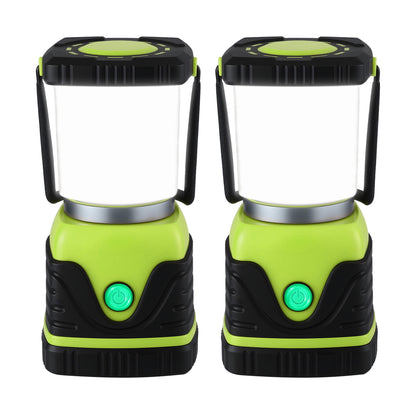Weisshorn 2-Pack LED Camping Lanterns, 1000LM Super Bright Waterproof Portable Emergency Tent Lights-Outdoor Recreation > Camping > Camping Lights &amp; Lanterns-PEROZ Accessories