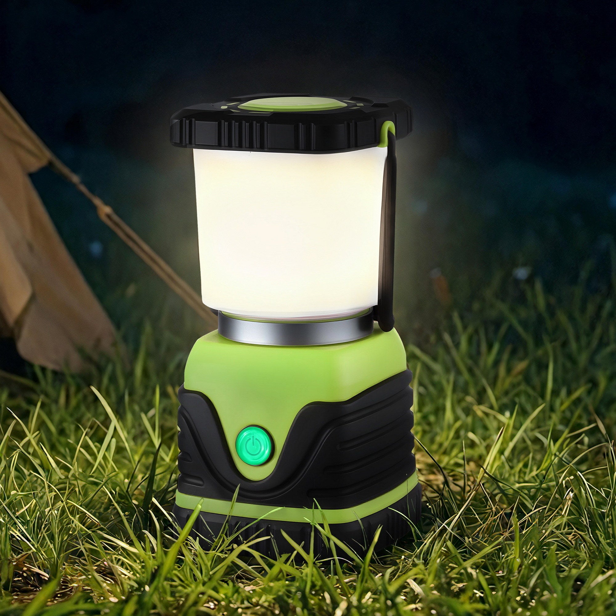 Weisshorn 2-Pack LED Camping Lanterns, 1000LM Super Bright Waterproof Portable Emergency Tent Lights-Outdoor Recreation > Camping > Camping Lights &amp; Lanterns-PEROZ Accessories