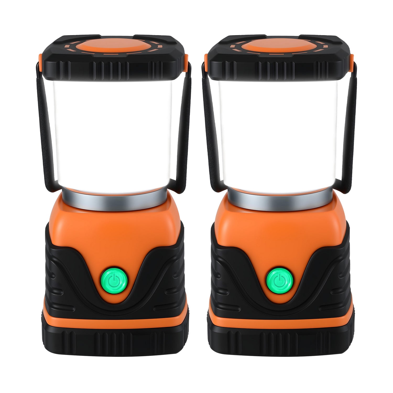 Weisshorn 2-Pack LED Camping Lanterns, 1000LM Super Bright Waterproof Portable Emergency Tent Lights-Outdoor Recreation > Camping > Camping Lights &amp; Lanterns-PEROZ Accessories