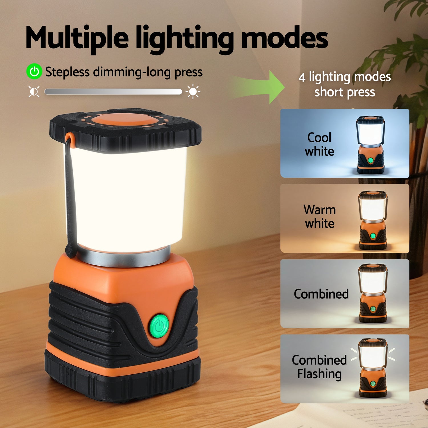 Weisshorn 2-Pack LED Camping Lanterns, 1000LM Super Bright Waterproof Portable Emergency Tent Lights-Outdoor Recreation > Camping > Camping Lights &amp; Lanterns-PEROZ Accessories