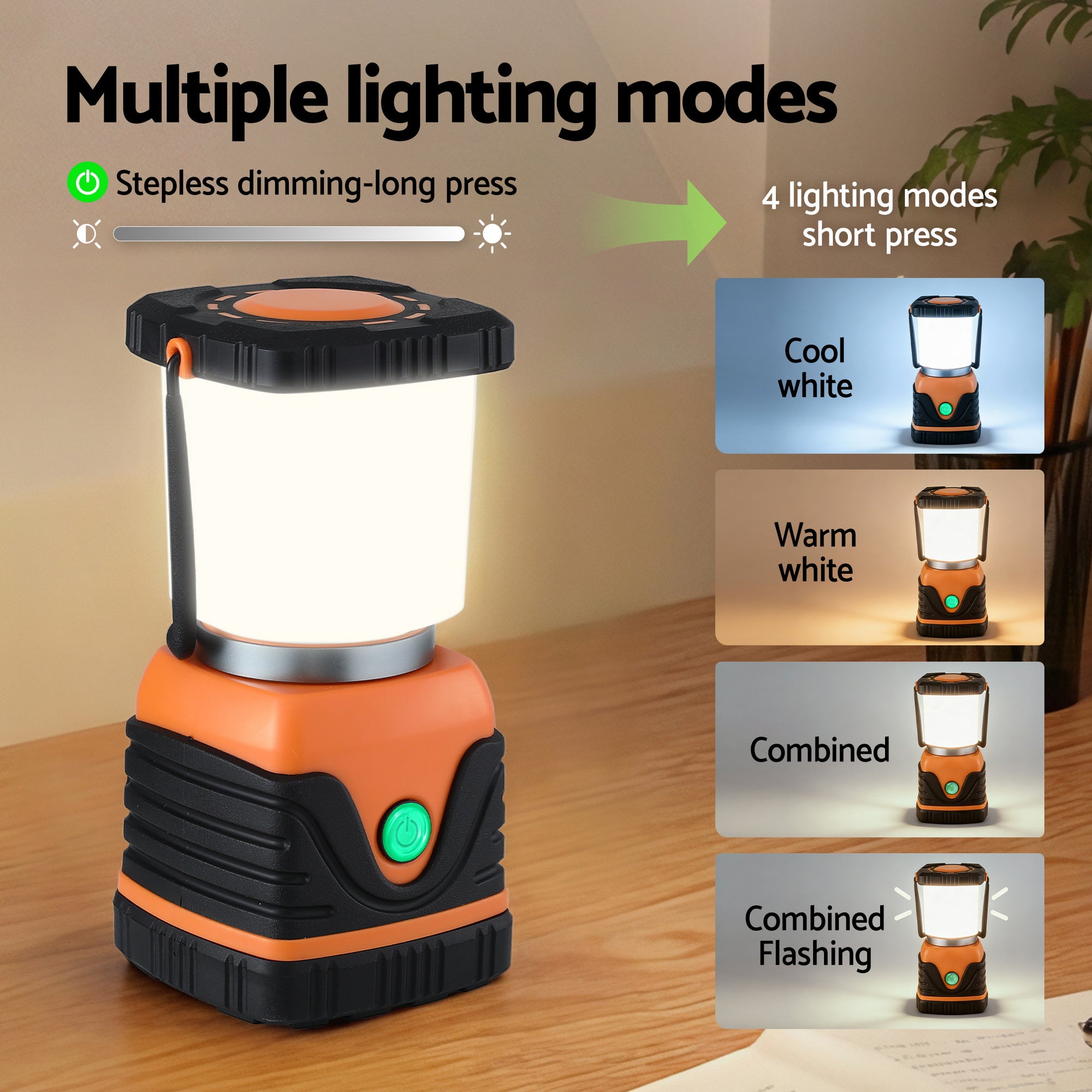 Weisshorn 2-Pack LED Camping Lanterns, 1000LM Super Bright Waterproof Portable Emergency Tent Lights-Outdoor Recreation > Camping > Camping Lights &amp; Lanterns-PEROZ Accessories