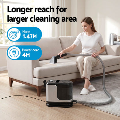 Devanti Carpet Washer Vacuum Cleaner 600W 13kpa Hose Self-Cleaning Function-Auto Accessories > Auto Accessories Others > Automotive Cleaning-PEROZ Accessories