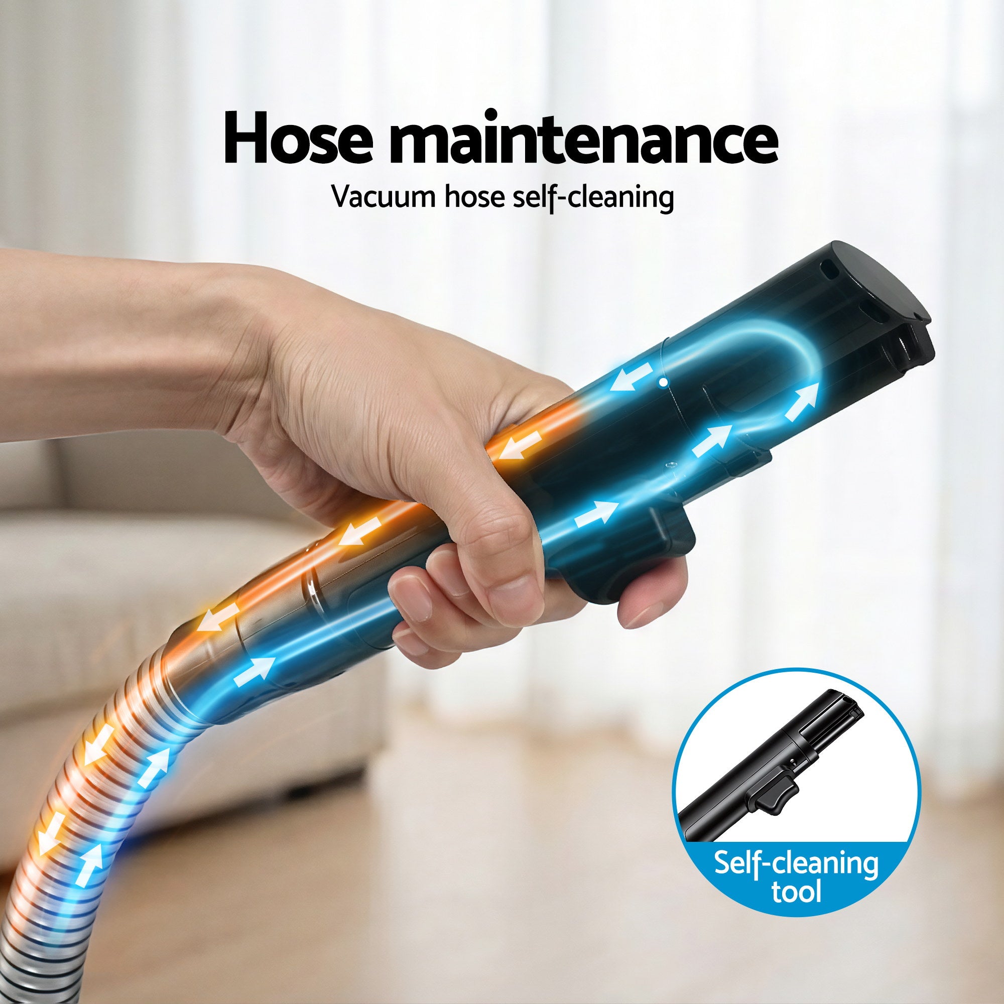 Devanti Carpet Washer Vacuum Cleaner 600W 13kpa Hose Self-Cleaning Function-Auto Accessories > Auto Accessories Others > Automotive Cleaning-PEROZ Accessories
