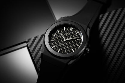 D1 Milano Carbonlite Carbon 40.5mm Watch-Quartz Watches-PEROZ Accessories