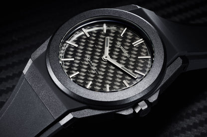 D1 Milano Carbonlite Carbon 40.5mm Watch-Quartz Watches-PEROZ Accessories