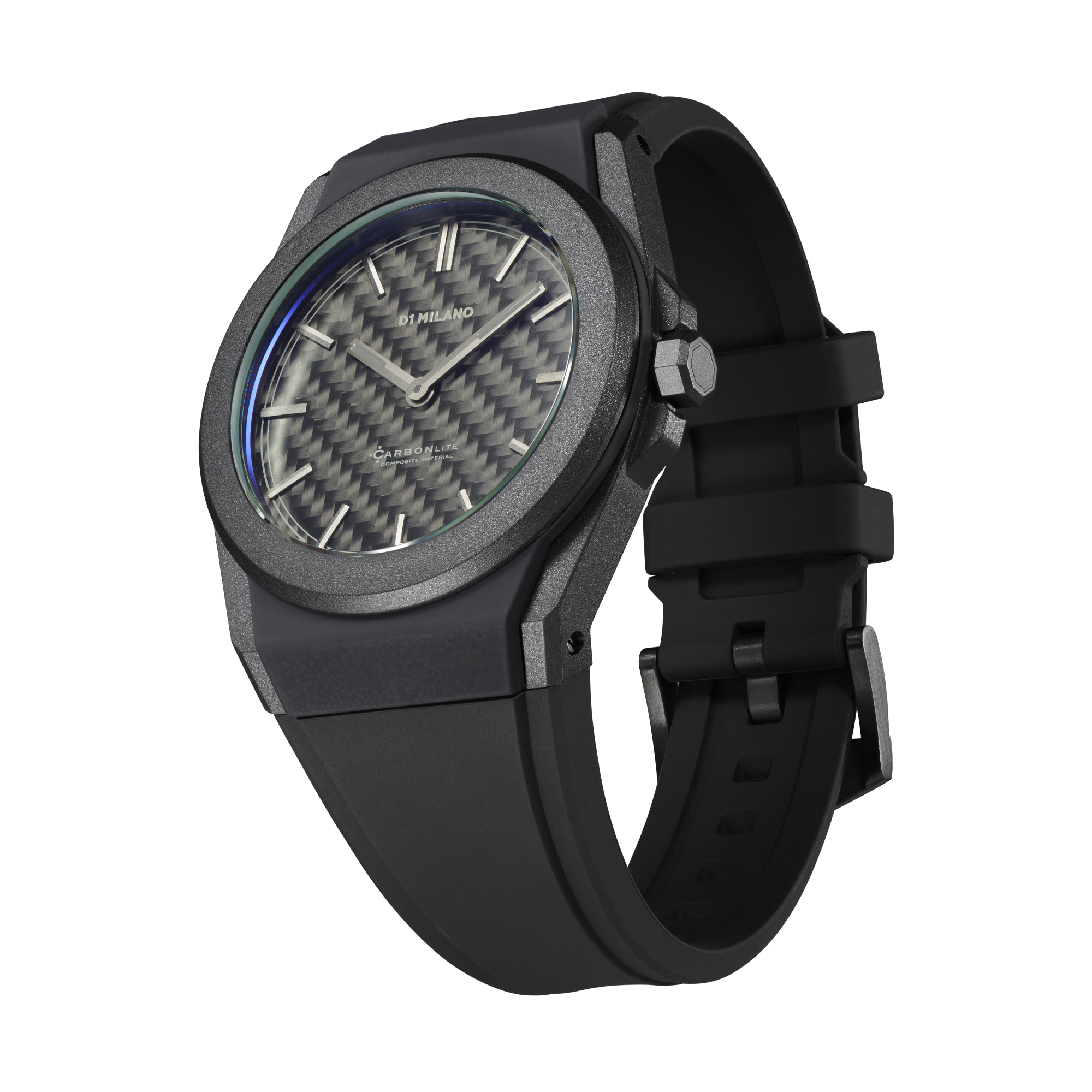 D1 Milano Carbonlite Carbon 40.5mm Watch-Quartz Watches-PEROZ Accessories