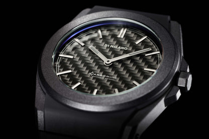 D1 Milano Carbonlite Carbon 40.5mm Watch-Quartz Watches-PEROZ Accessories