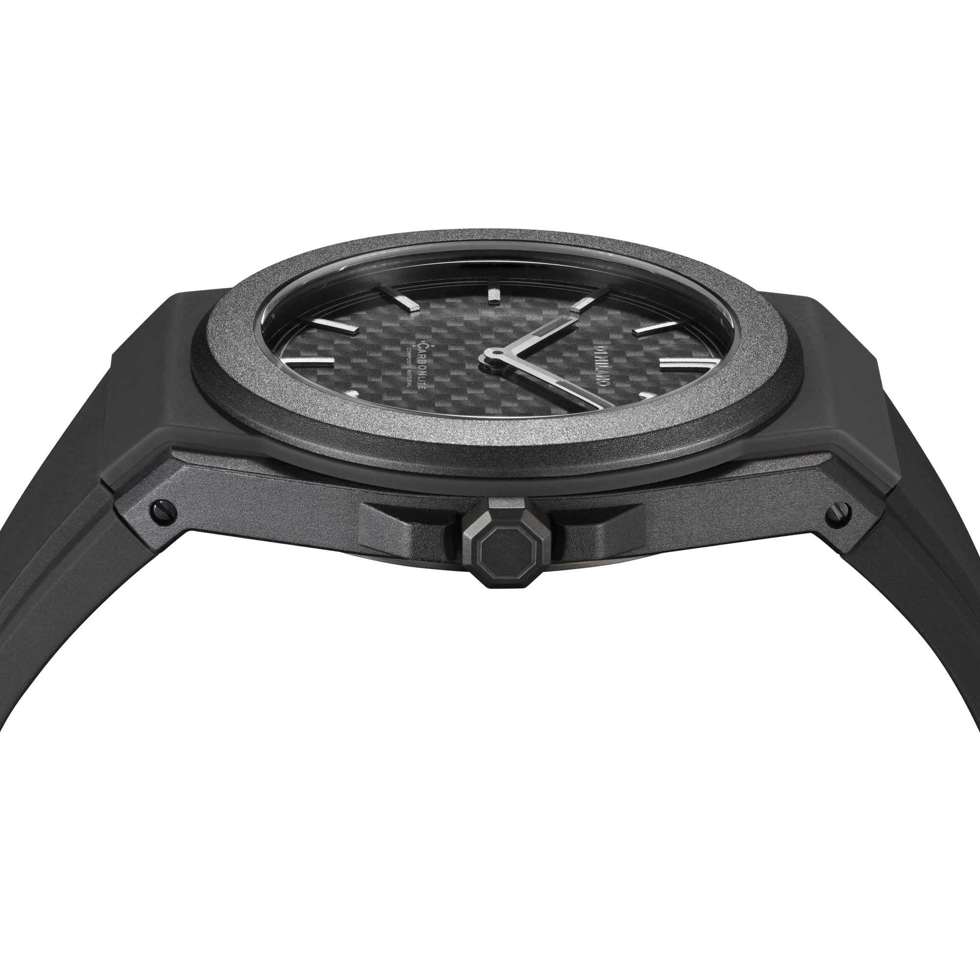 D1 Milano Carbonlite Carbon 40.5mm Watch-Quartz Watches-PEROZ Accessories